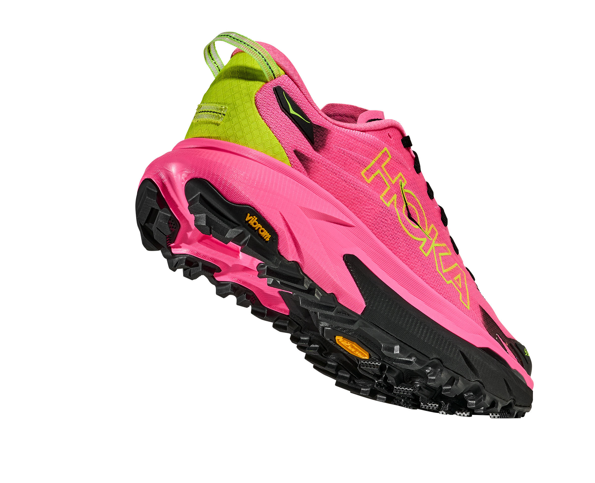Hoka Mafate 5 Neon Rose / Black Trailrunningschuh Damen