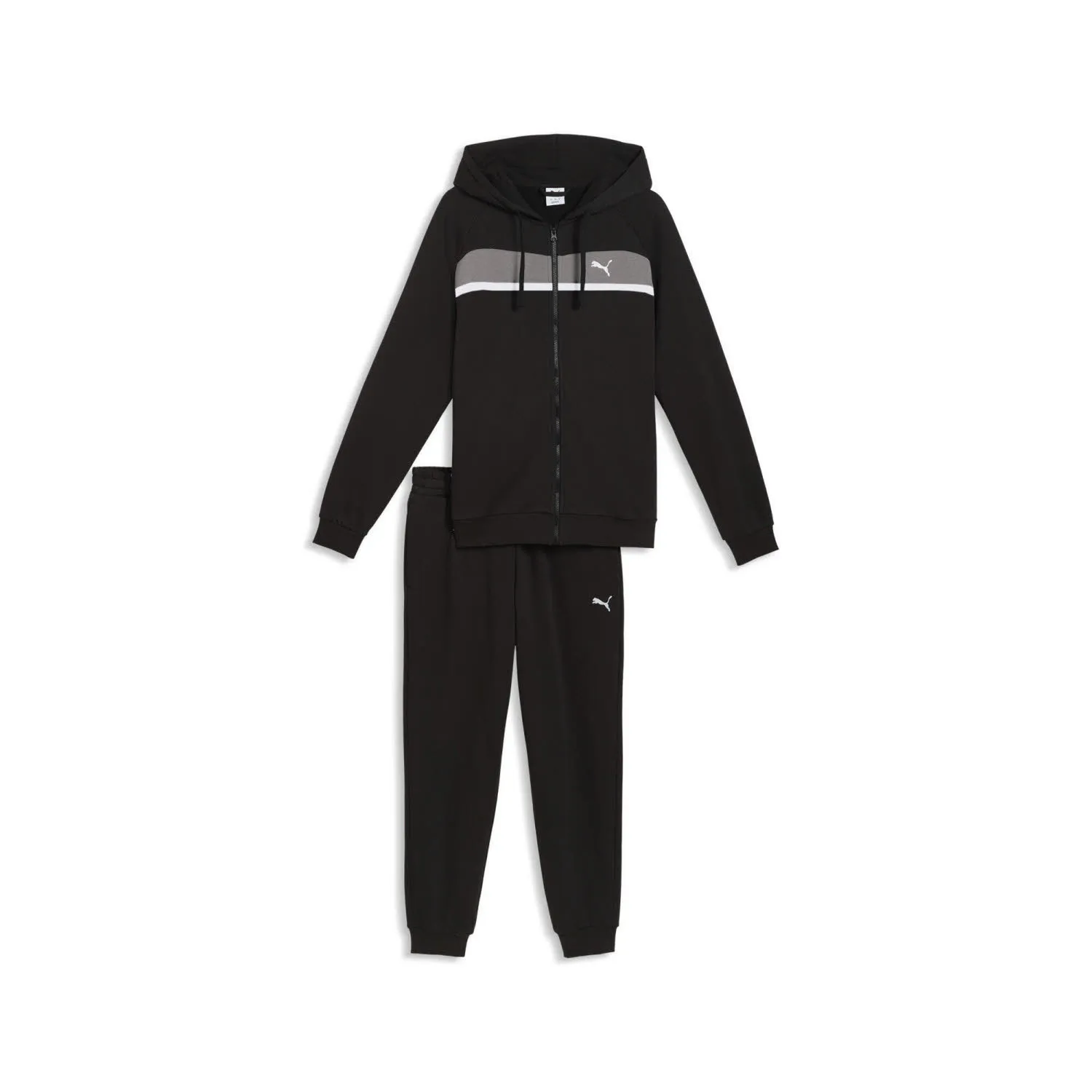 Puma Sweat Suit FL Herren Jogginganzug Trainingsanzug schwarz