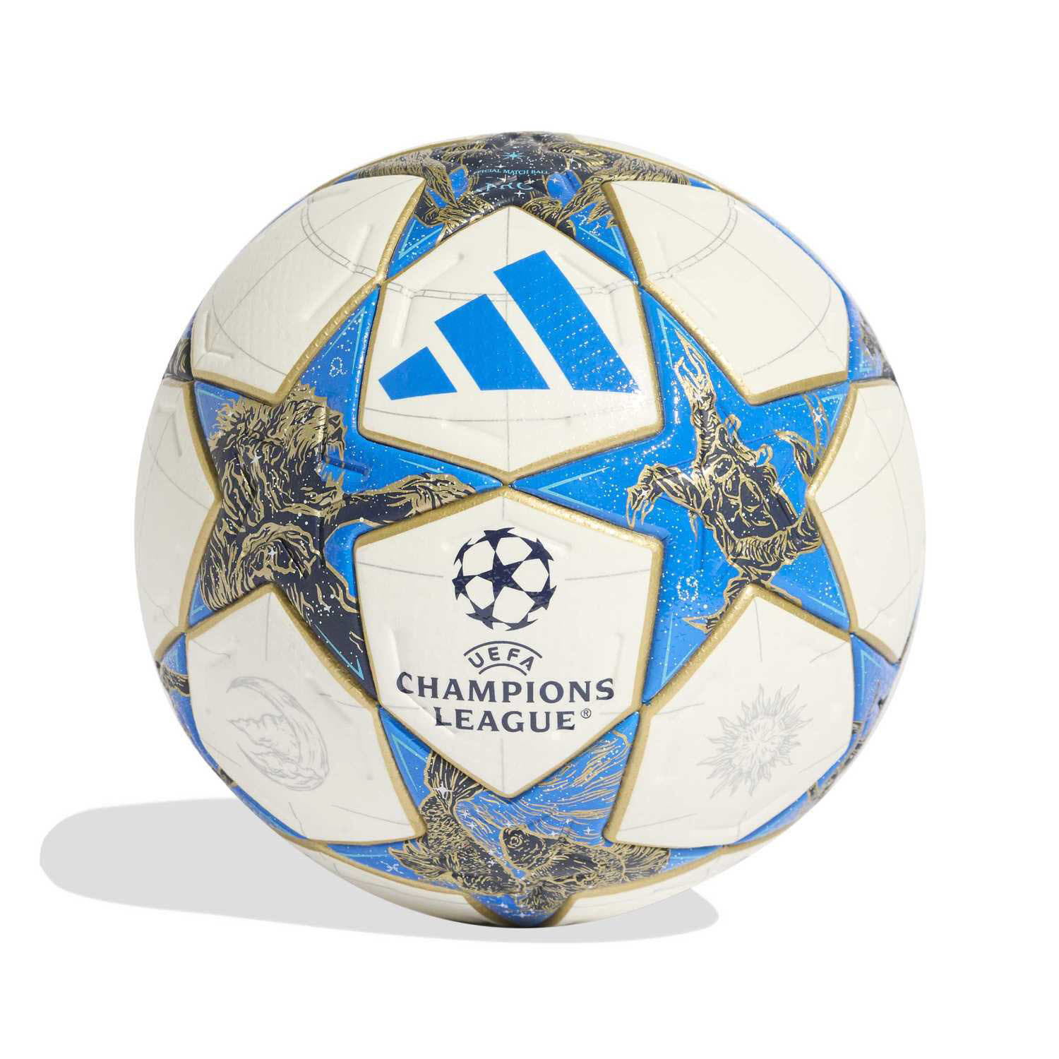 adidas 	UCL Pro 25/26 League Stage Ball Fußball weiß/blau