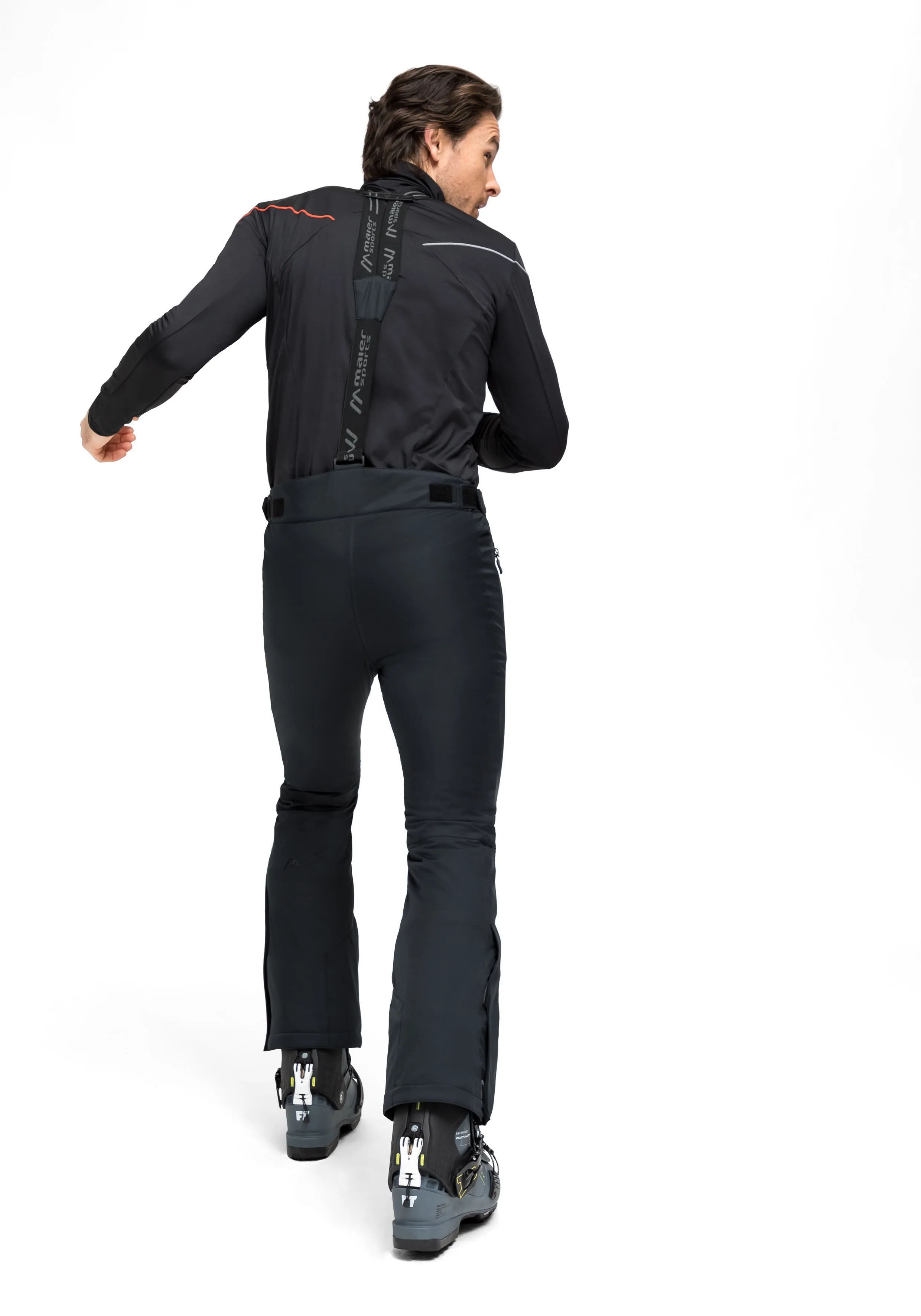 Maier Sports Joscha Slim Herren Skihose Snowboardhose Schneehose schwarz