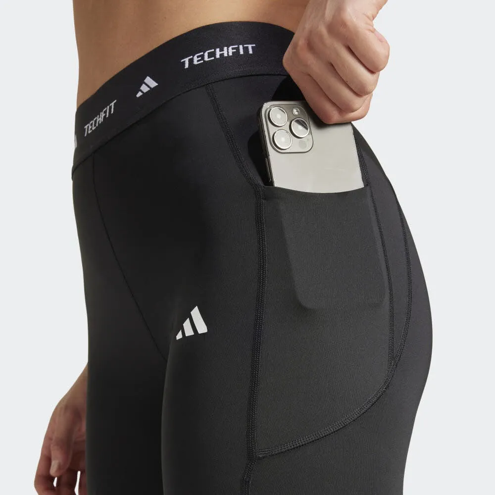 adidas TECHFIT STASH POCKET FULL-LENGTH Damen Leggings Longtight schwarz