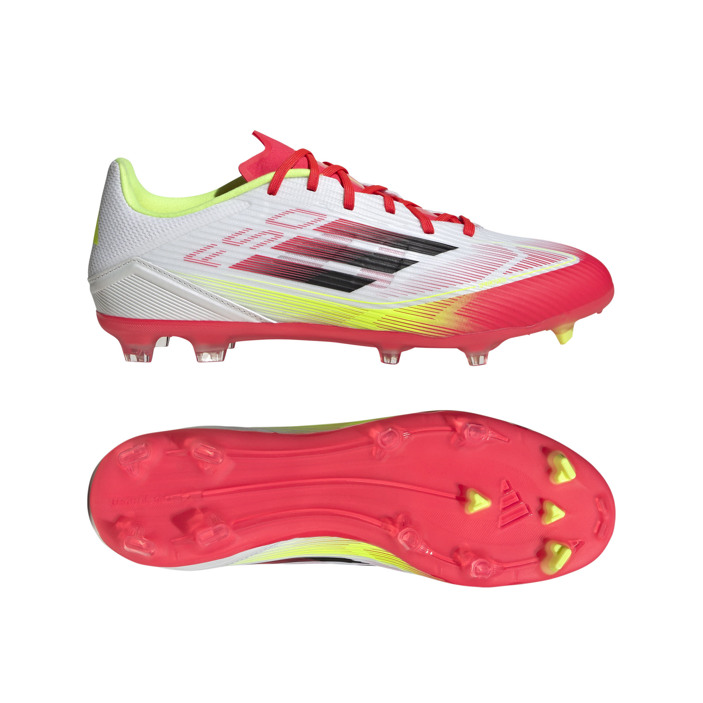 adidas F50 League FG/MG Fußballschuh Herren weiß orangerot