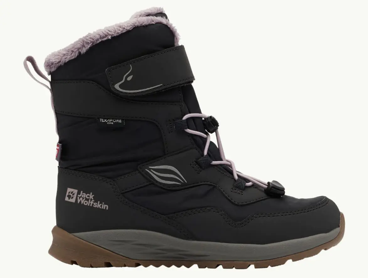 Jack Wolfskin Polar Bear-g Texapore High Vc K Winterstiefel Kinder schwarz