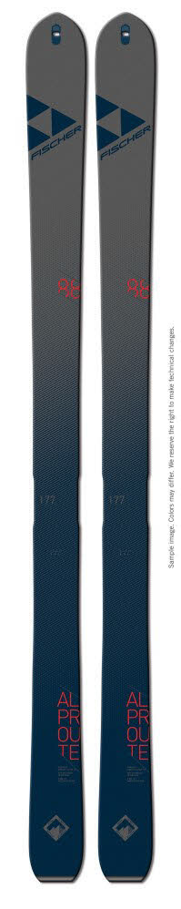 Fischer ALPROUTE 88 Tourenski OHNE Bindung u. Fell Einsteiger grau NEU