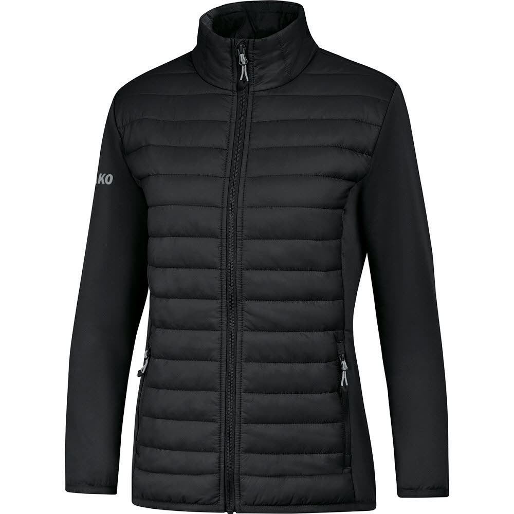 JAKO Hybridjacke Premium Damen Daunenjacke Freizeitjacke schwarz