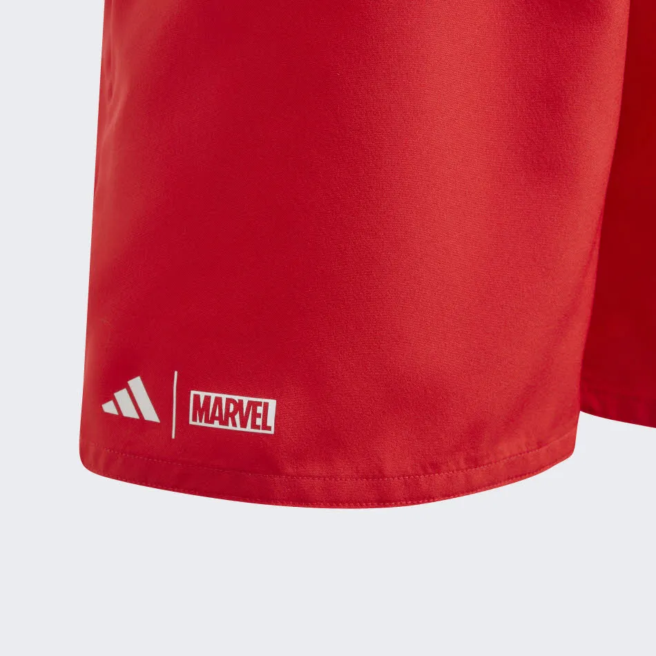 adidas ADIDAS X MARVEL SPIDER-MAN 5-INCH Kinder Badeshorts rot