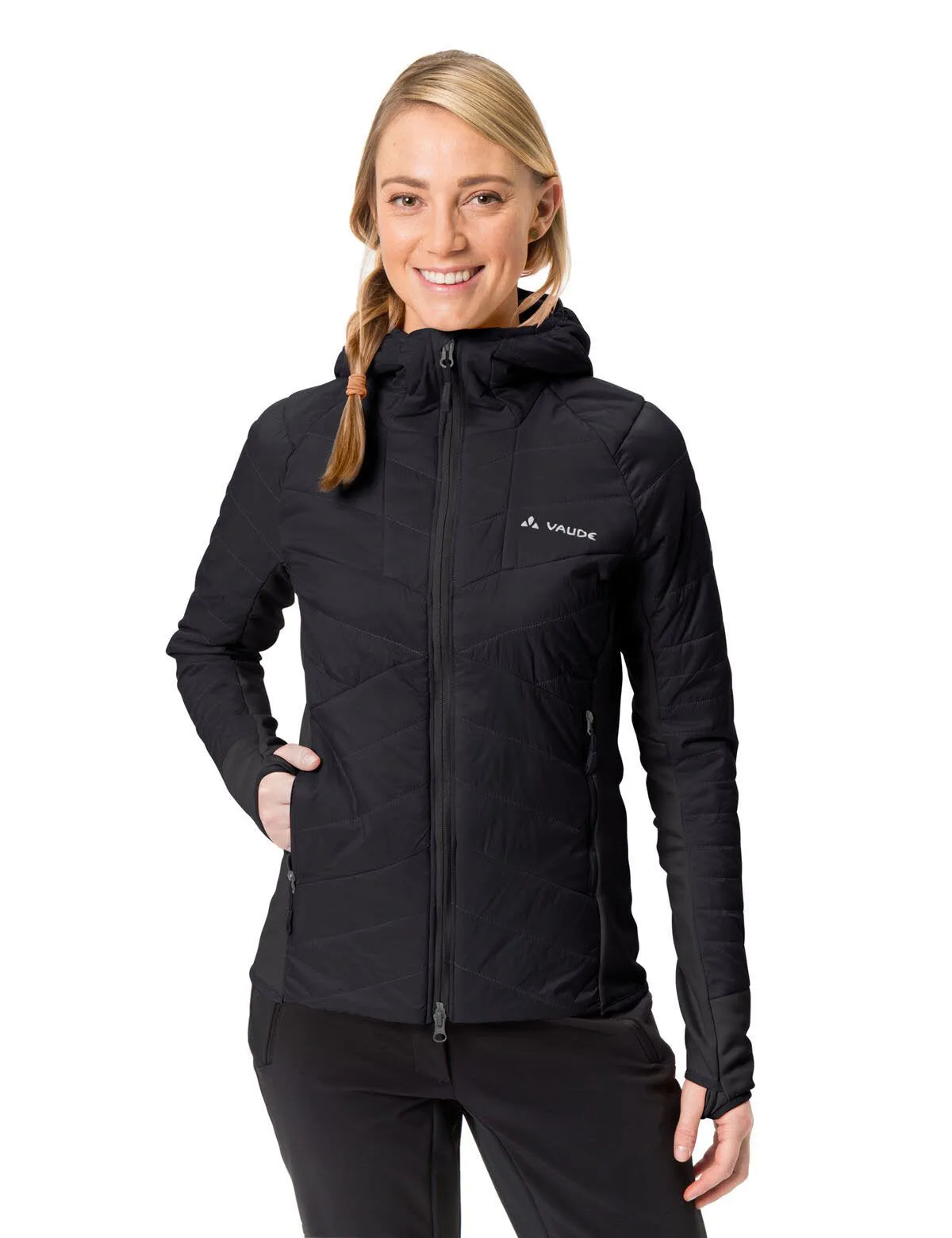 Vaude Antrona 3 in 1 Jacke Kombijacke Fleecejacke Outdoor Herren schwarz