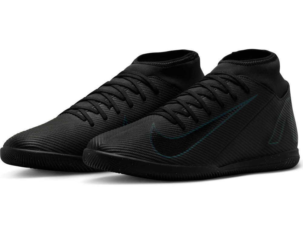 Nike Mercurial Superfly 10 Club Unisex Hallenschuhe Fußballschuhe schwarz