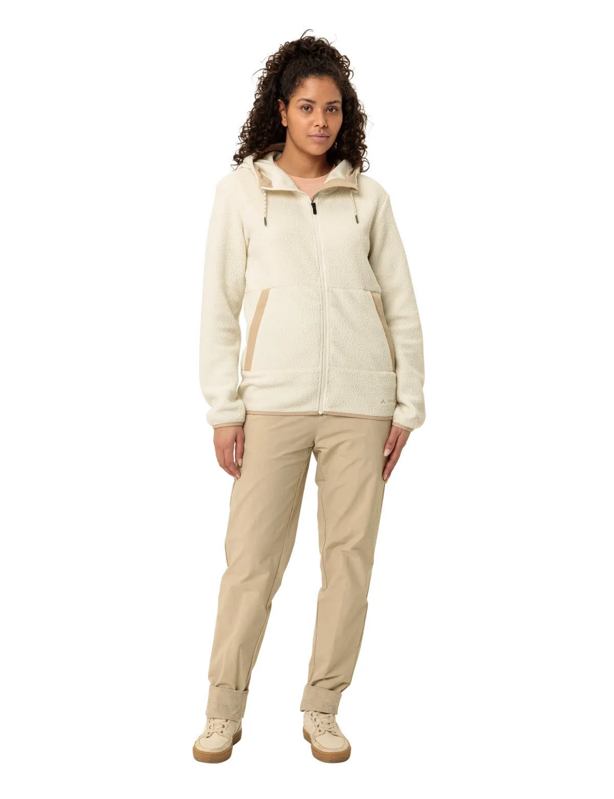 Vaude Manukau Fleecejacke Damen beige