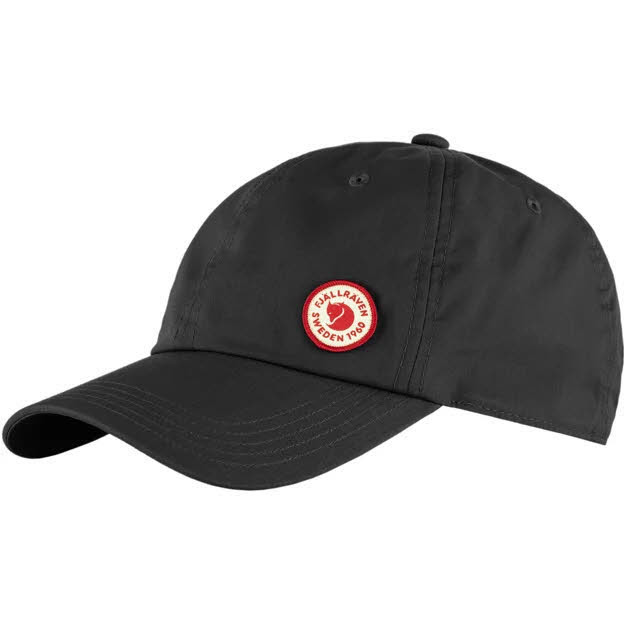 Fjällräven Logo Cap Kappe schwarz