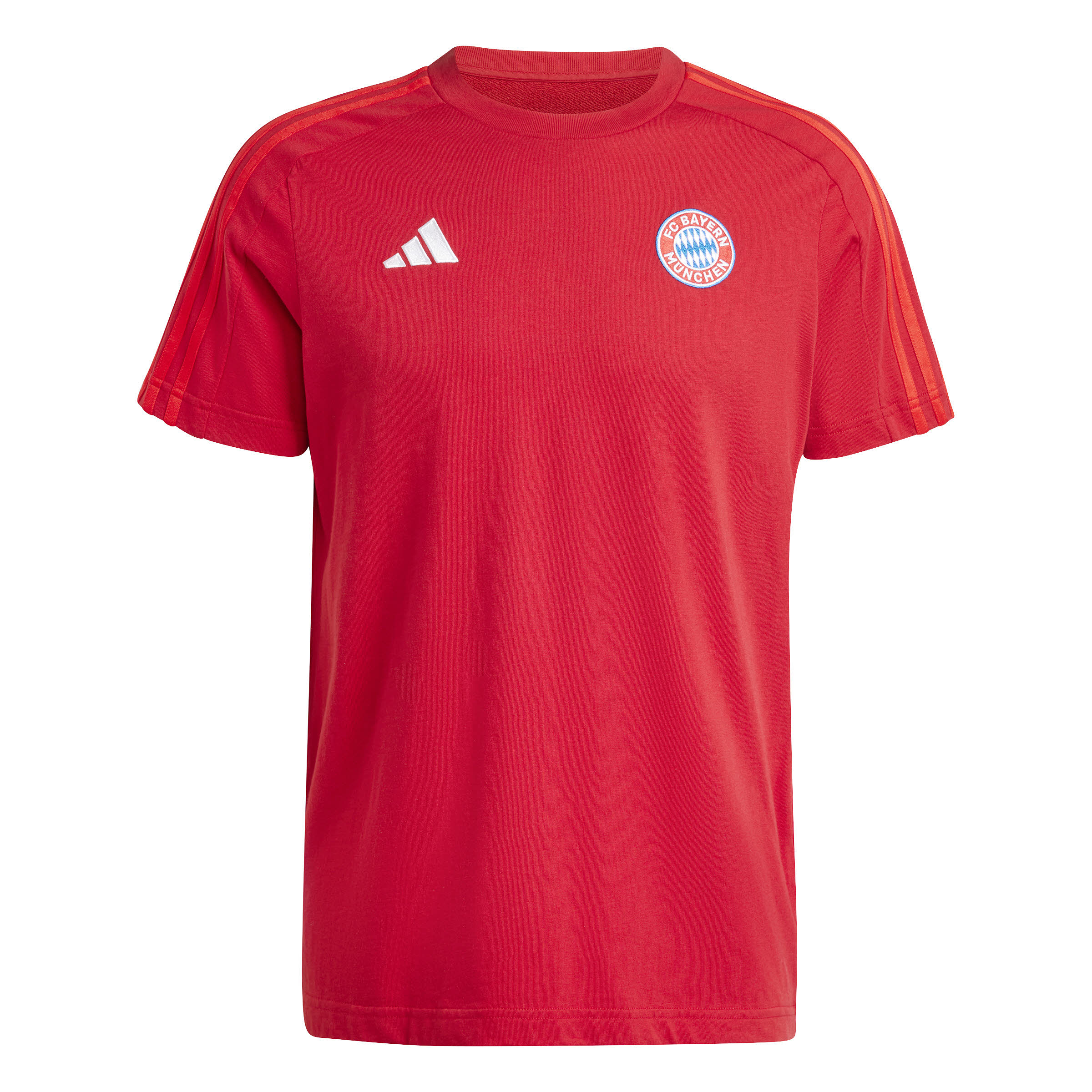 adidas FC Bayern München DNA T-Shirt Fanshirt Herren rot
