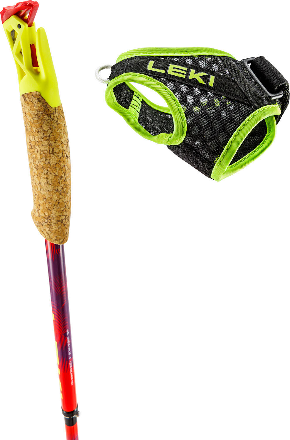 Leki Ultratrail FX.One SL Unisex Trailrunningstöcke Faltstöcke rot/violett