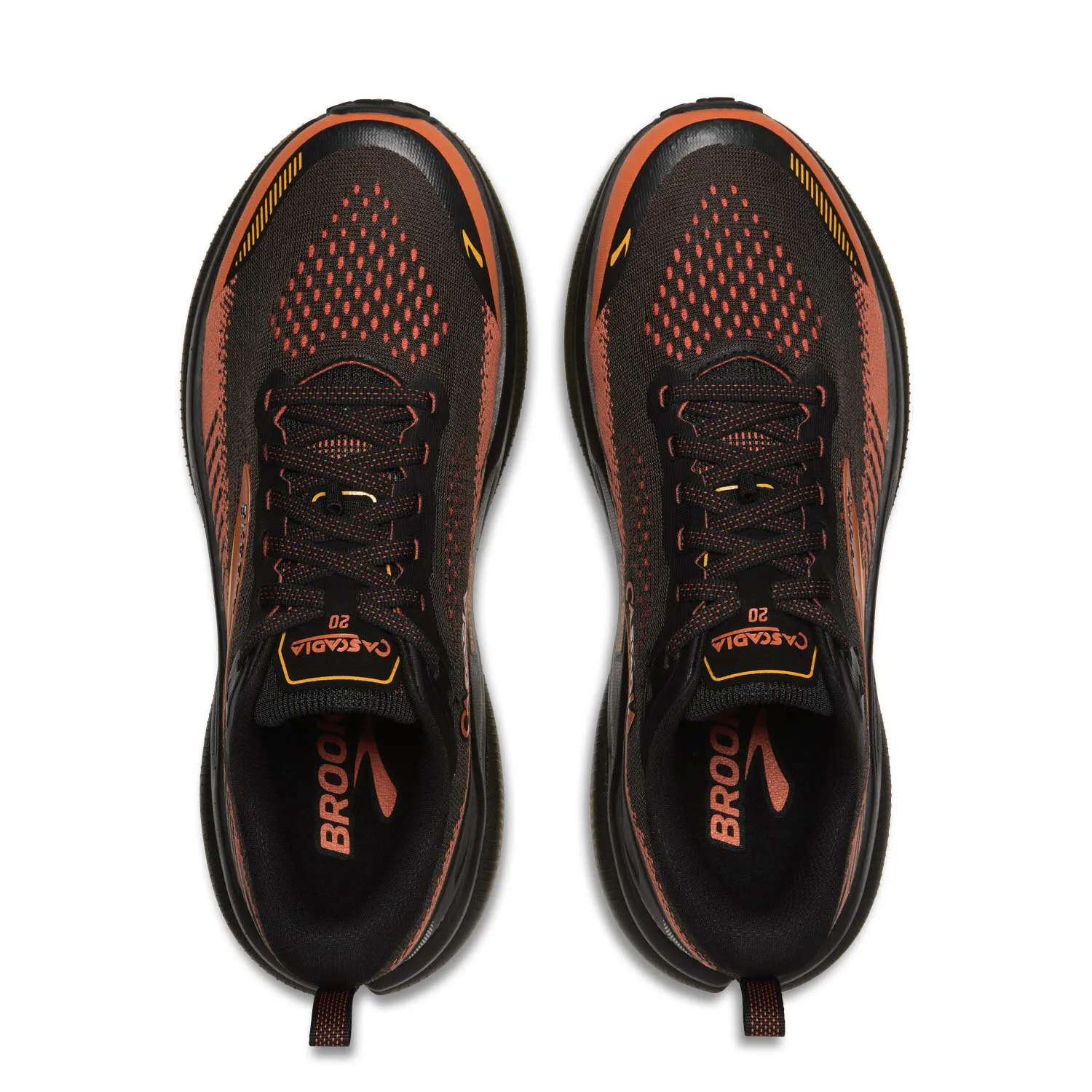 Brooks Cascadia 20 Herren Trailrunningschuhe Laufschuhe schwarz/orange