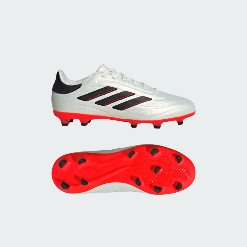 adidas Copa Pure 2 League FG Jungen Fußballschuhe Nockenschuhe IVORY/CBLACK/SOLRED NEU