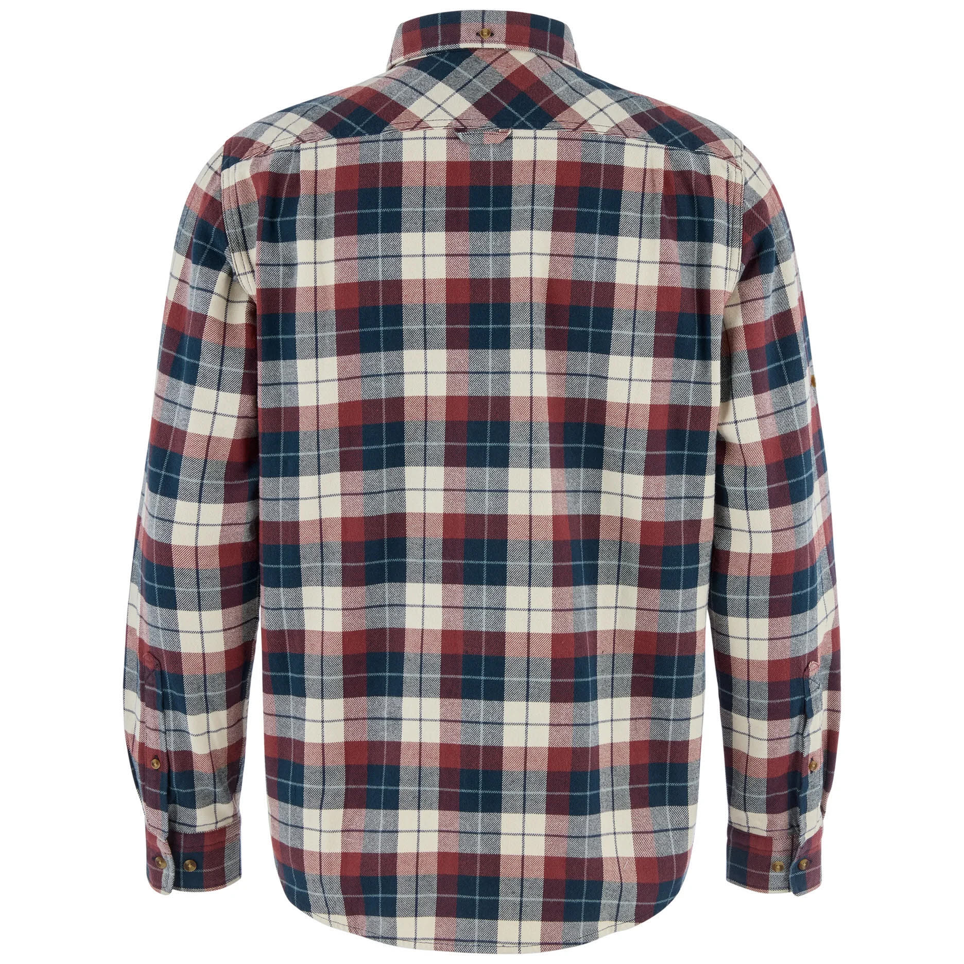 Fjällräven Singi Heavy Flannel Shirt M Herren Hemd Flanellhemd dark navy maroon