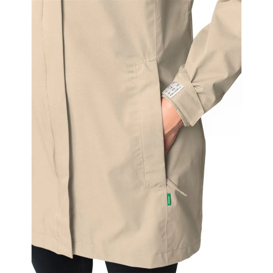 Vaude Escape Regen-Parka Damen Outdoorjacke Regenjacke beige
