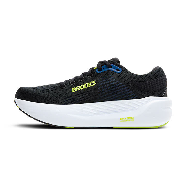 Brooks Ghost Max 3 Herren Laufschuhe Joggingschuhe black/navy/acid lime