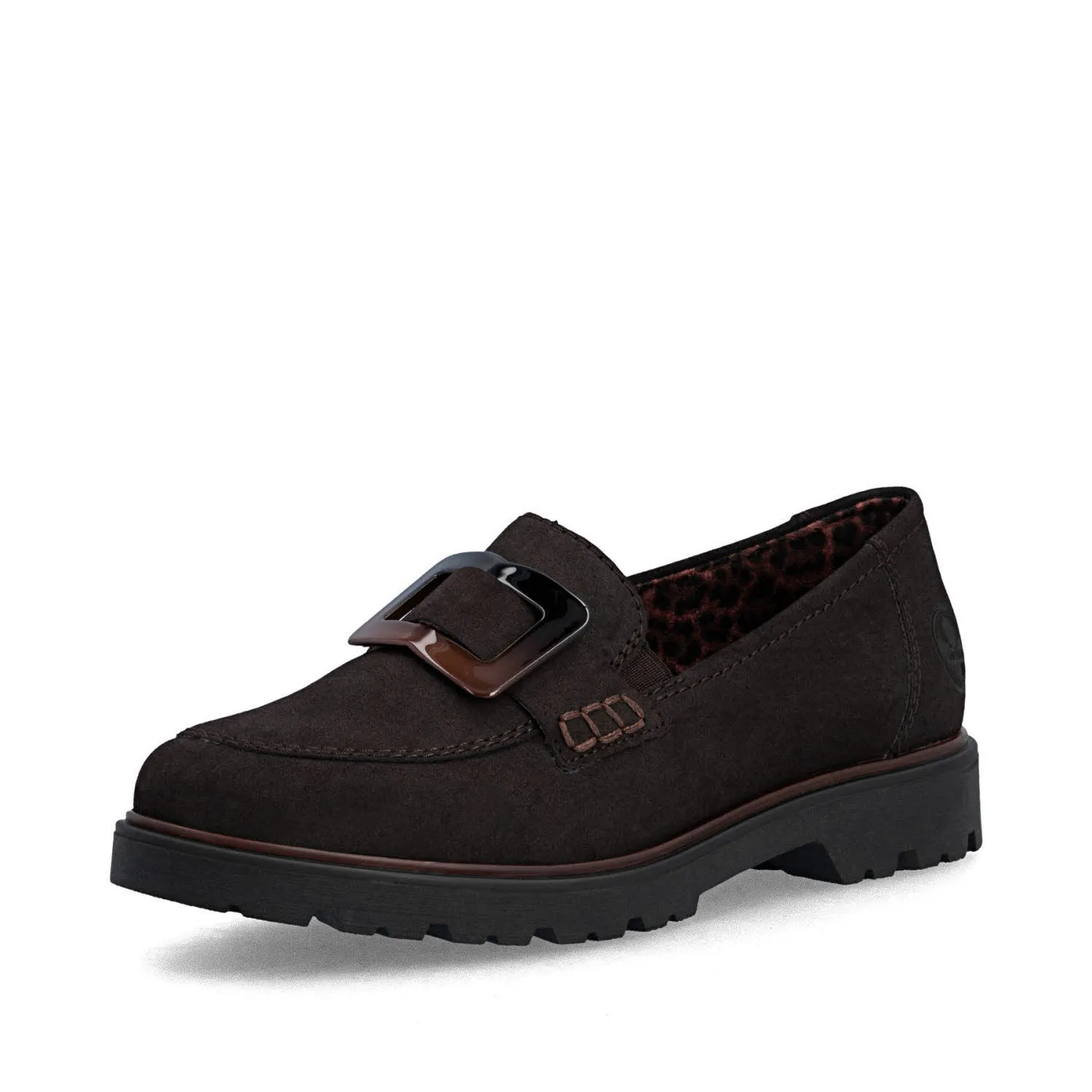 Rieker HWK Damen Halbschuhe Slipper nougat