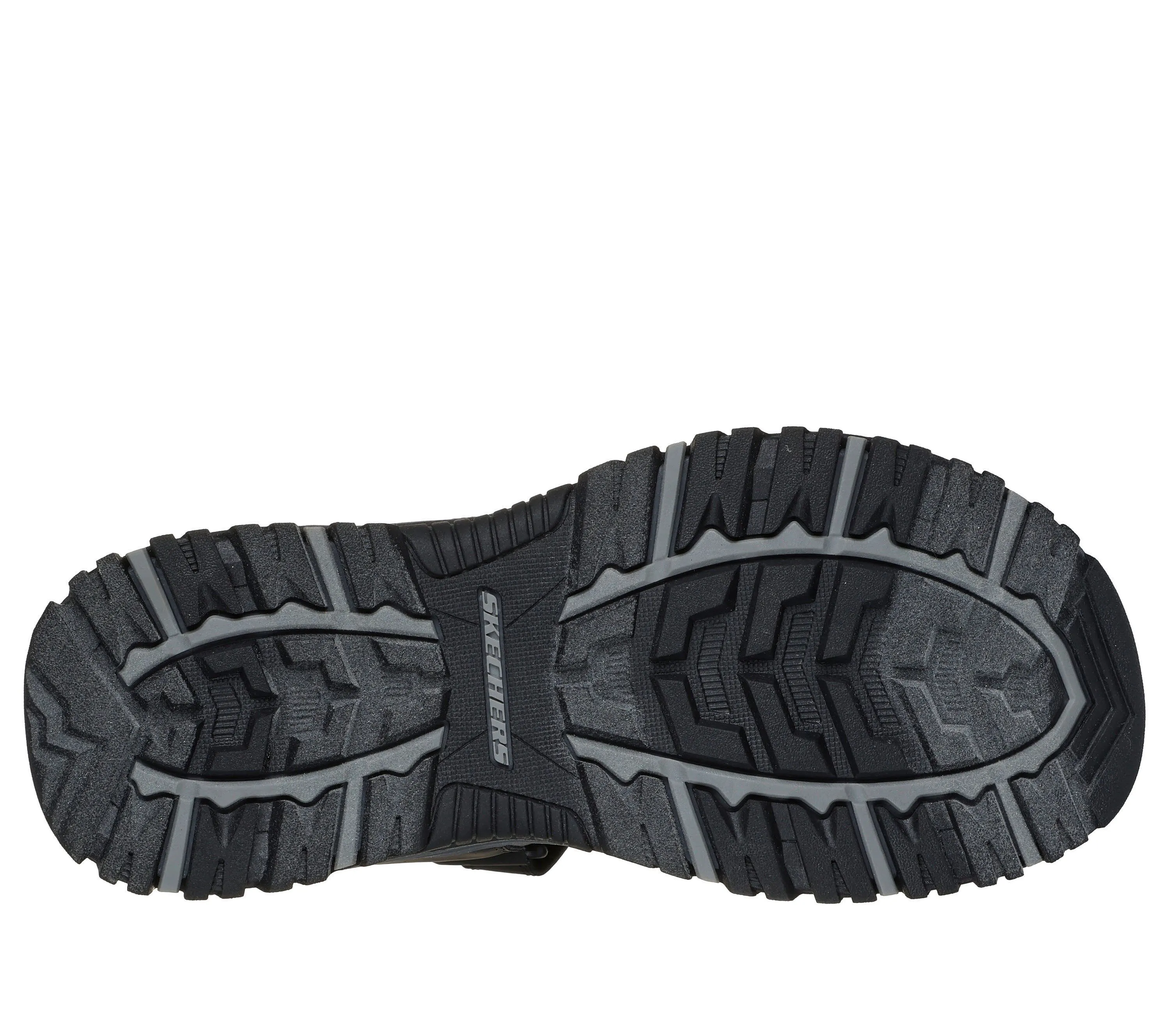 Skechers PREWITT -RIGDON Herren Sandalen Riemensandalen schwarz