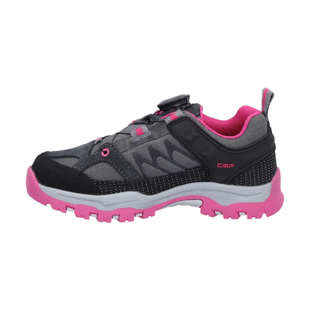 CMP KIDS KIRUNA LOW FITGO TREKKING SHOES WP Mädchen Wanderschuhe grey/fuxia
