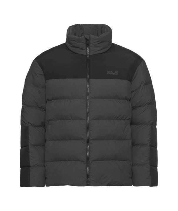 JACK WOLFSKIN HE ICY HOLLOW JKT Herren Freizeitjacke modisch grau/schwarz