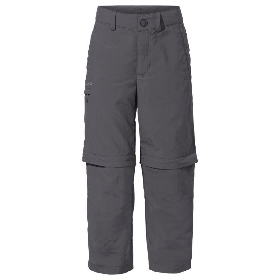 Vaude Detective Antimos Jungen Zip-Off-Hose Wanderhose grau
