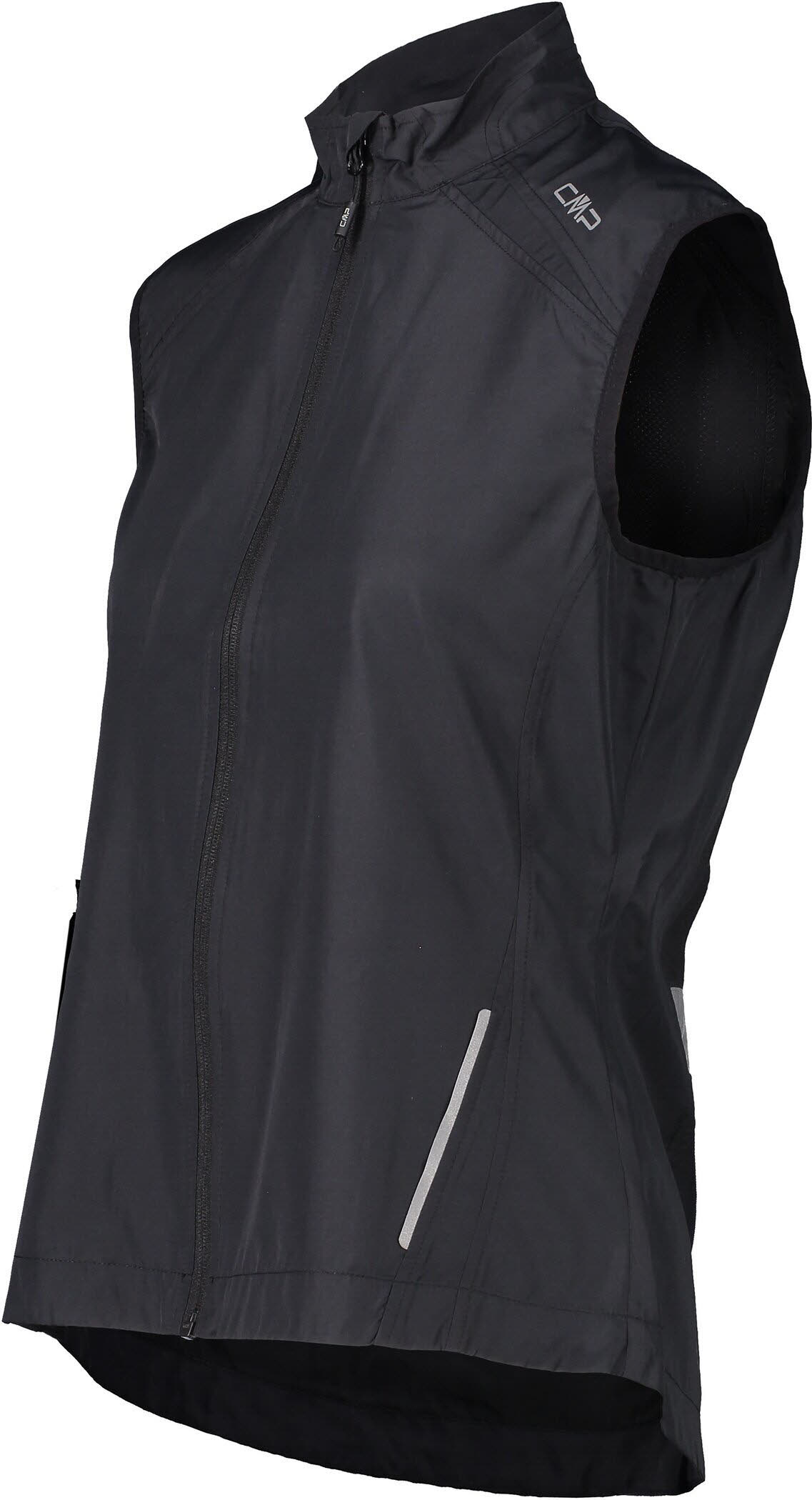 CMP Damen Weste Radweste Laufweste schwarz