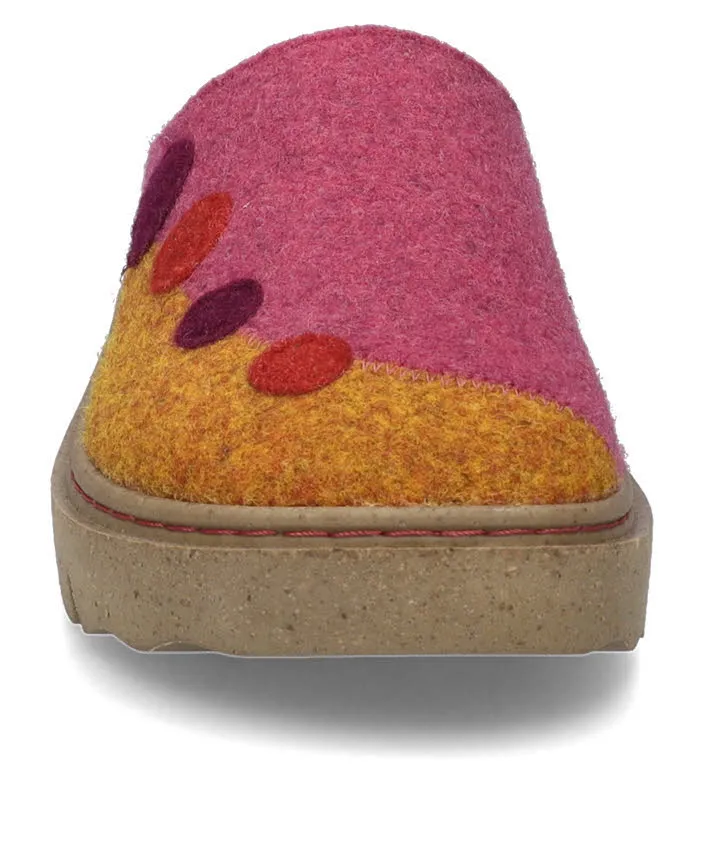 Josef Seibel Carmaux 04 Damen Hausschuhe Pantoffeln orange/multi