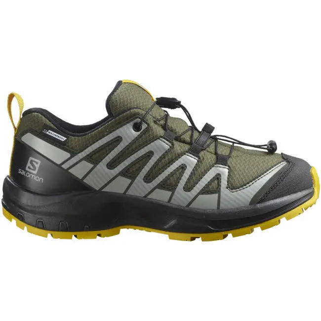 Salomon XA PRO V8 CSWP J Jungen Wanderschuhe Multifunktionsschuhe olivgrün NEU
