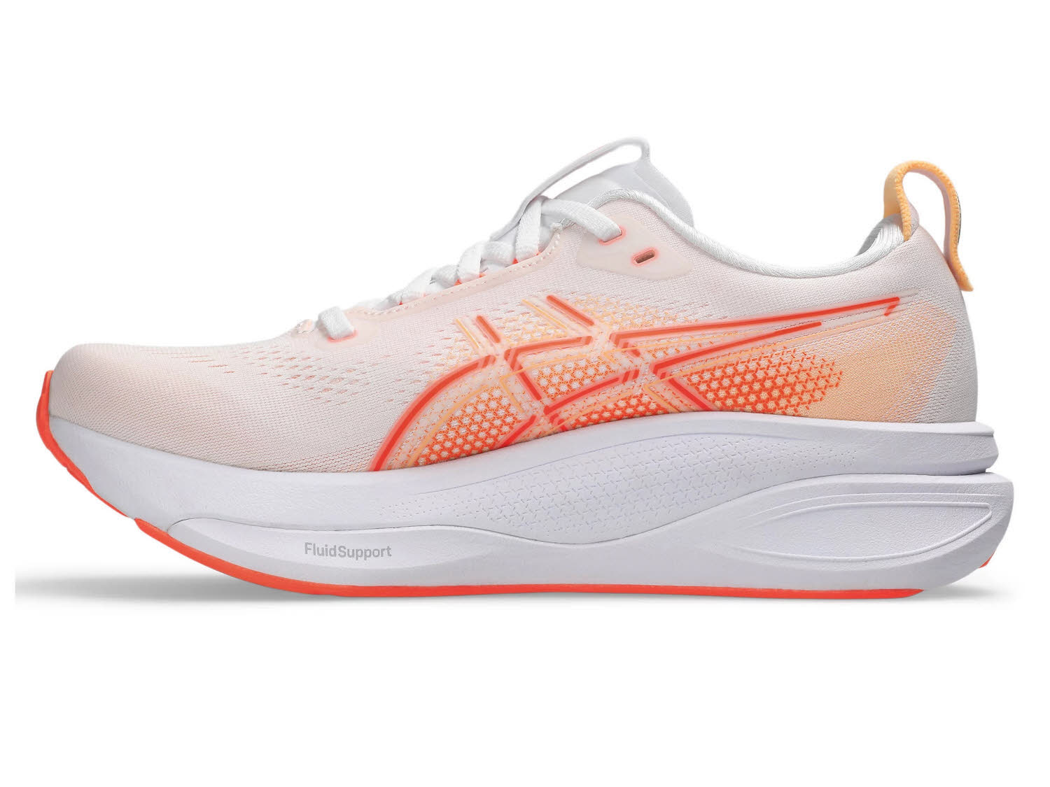 Asics GEL-KAYANO 33 Damen Laufschuhe Joggingschuhe weiß/orange