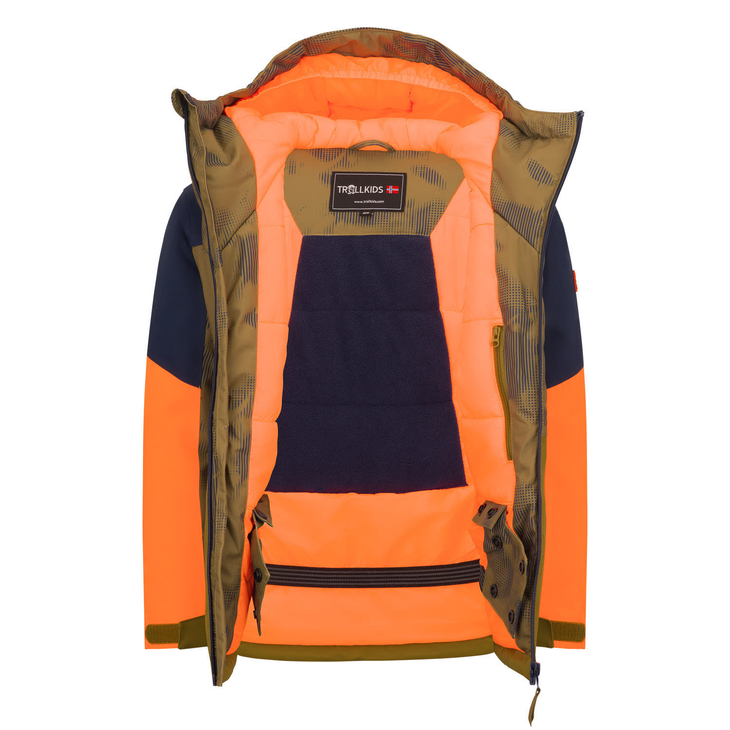 Trollkids Lifjell Jacket XT Kinder Skijacke Winterjacke orange