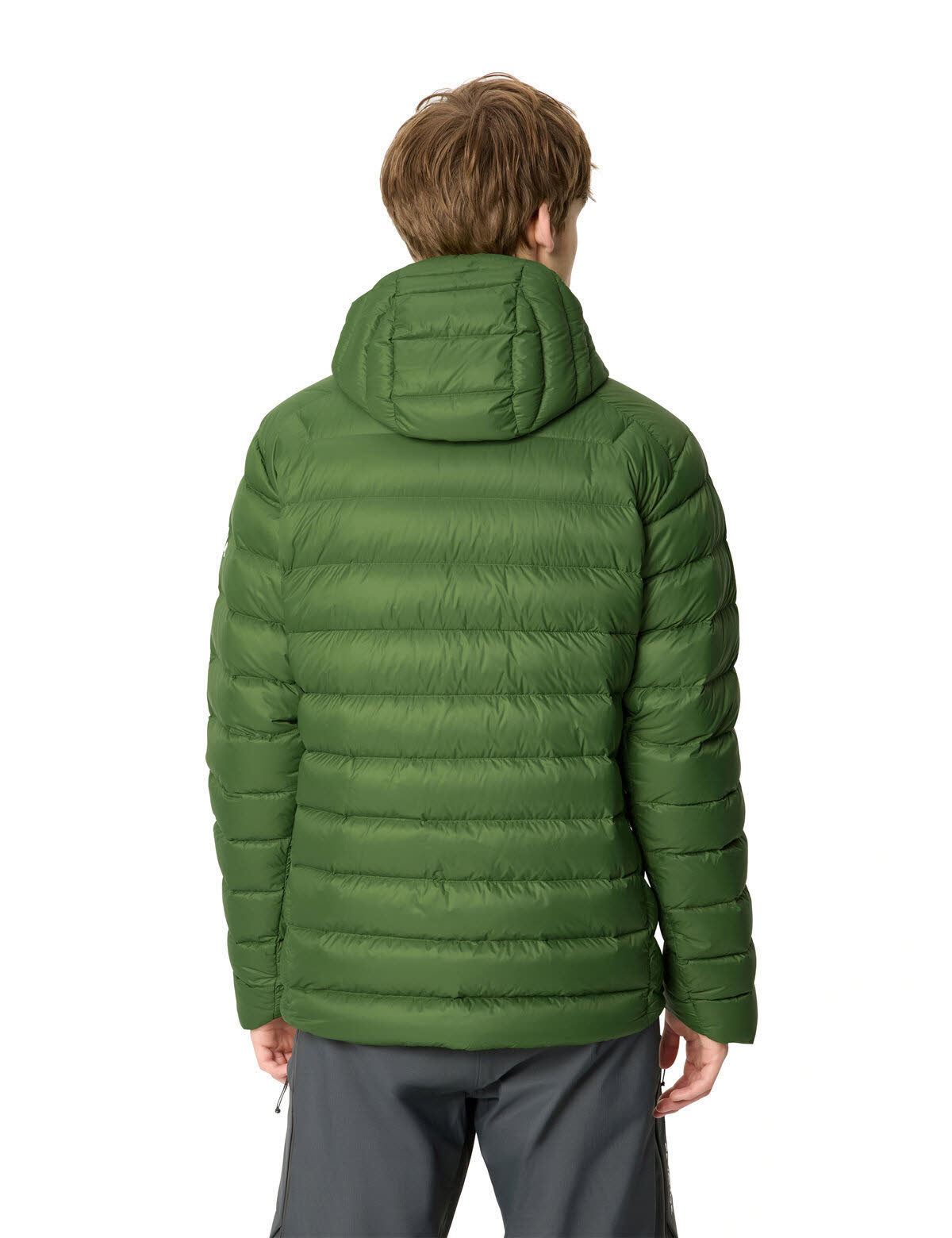 Vaude Monviso Herren Daunenjacke Kapuzenjacke Winterjacke thyme