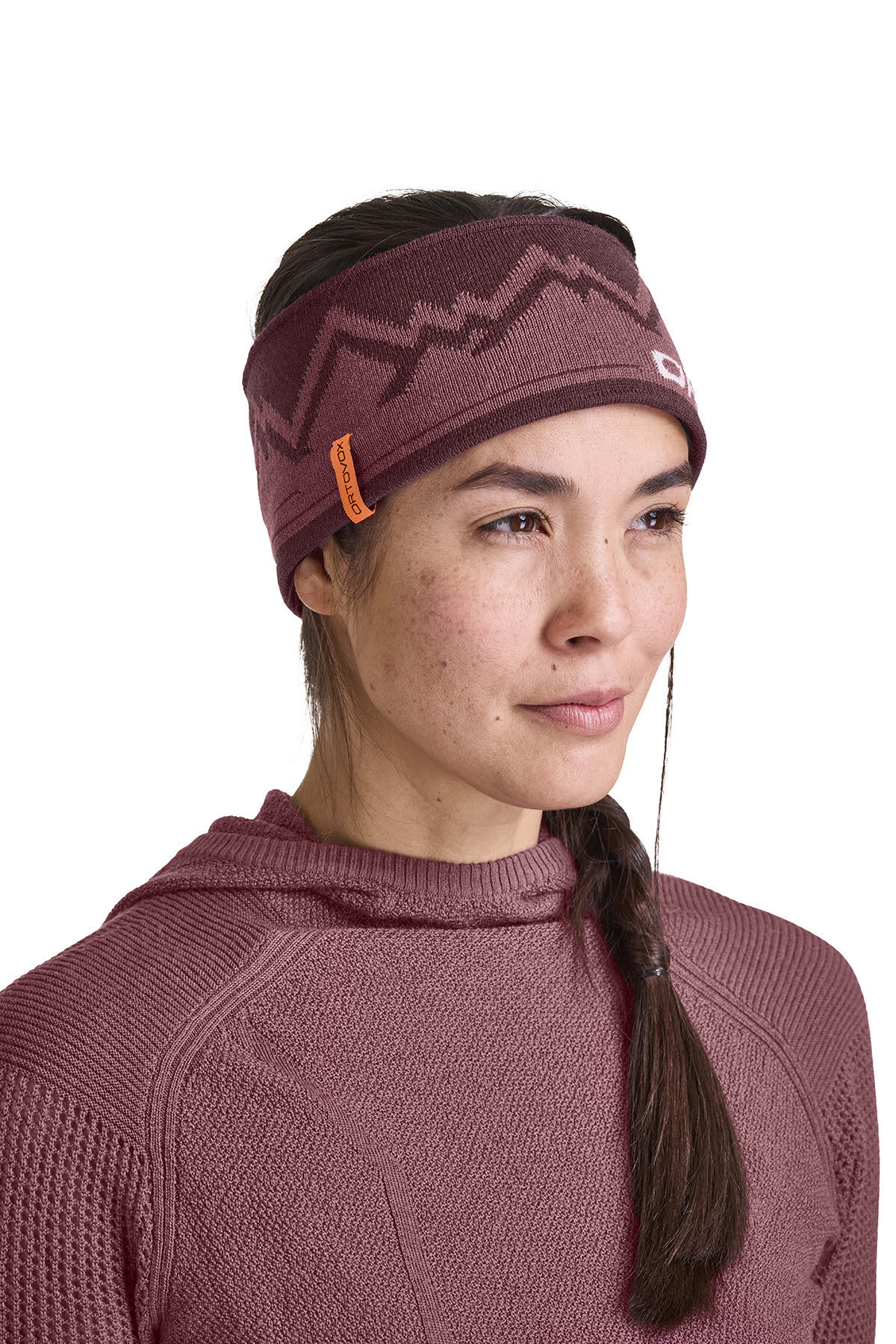 Ortovox PEAK HEADBAND Funktionsstirnband dunkelrot