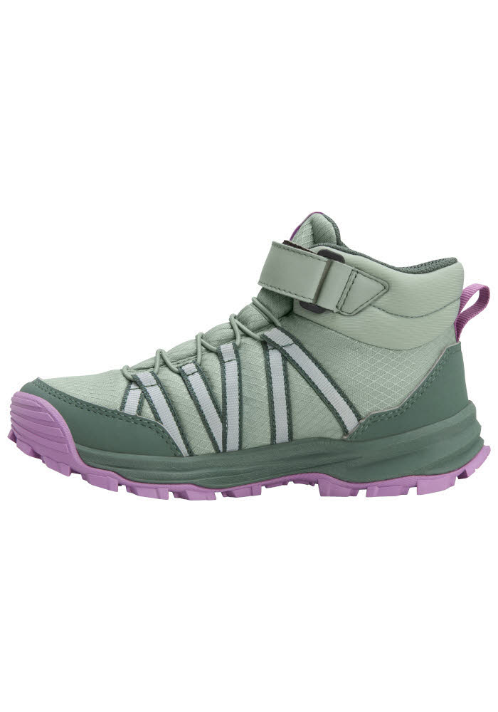 Jack Wolfskin WILD HIKE TEXAPORE MID VC Kinder Wanderschuhe Mid green zinnia