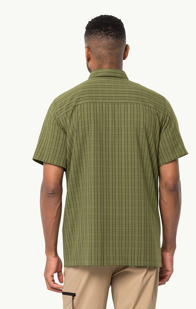 Jack Wolfskin THOMPSON SHIRT MEN Herren Hemd Wanderhemd grün NEU