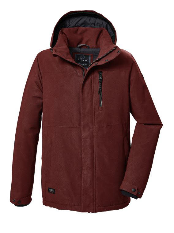 Killtec GW 71 Herren Winterjacke Kapuzenjacke rot