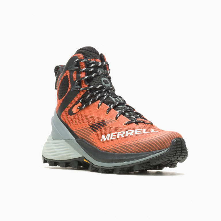 Merrell Rogue Hiker Mid GTX Damen Trekkingschuhe Wanderschuhe orange