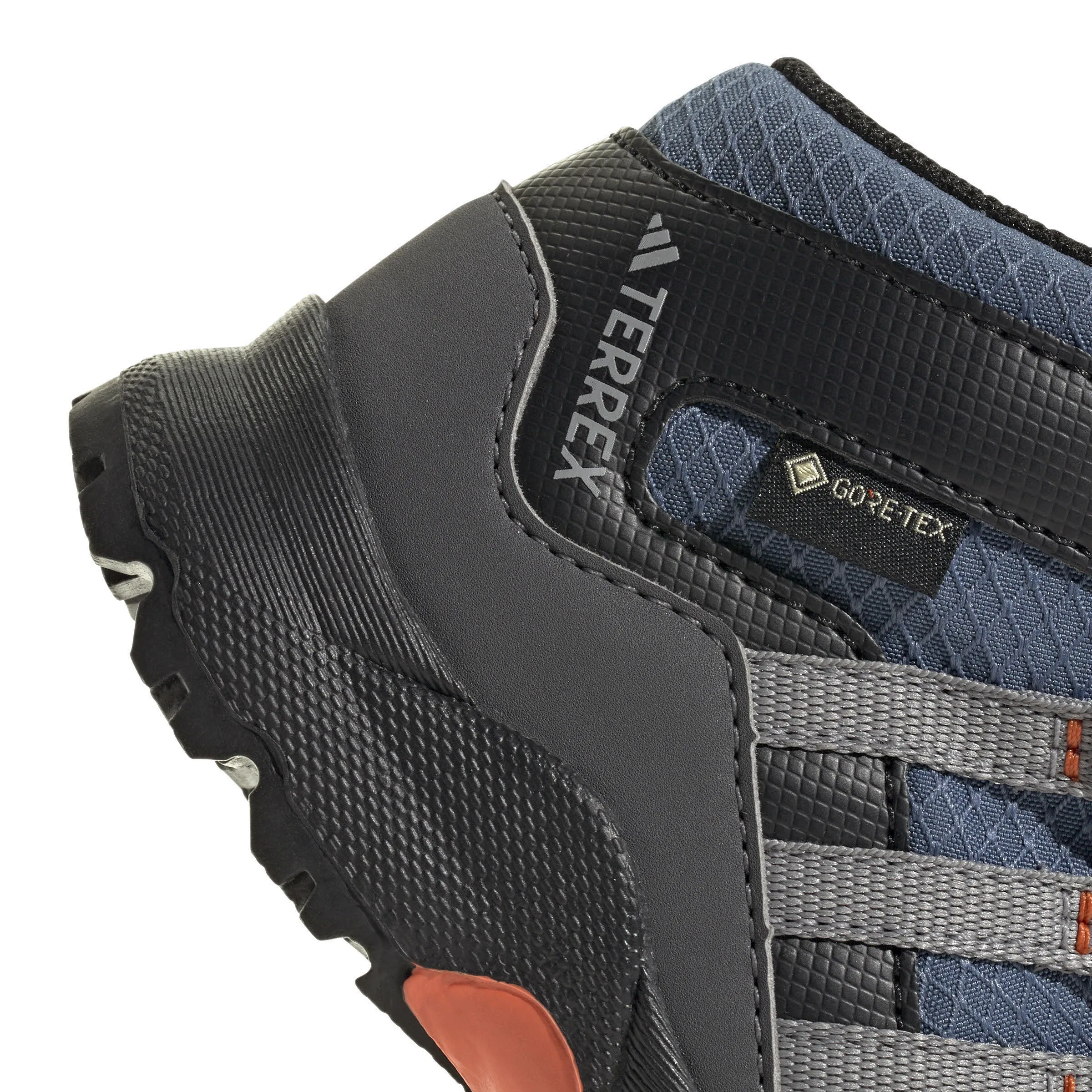 adidas Terrex Mid GORE-TEX Wanderschuh Kinder blaugrau