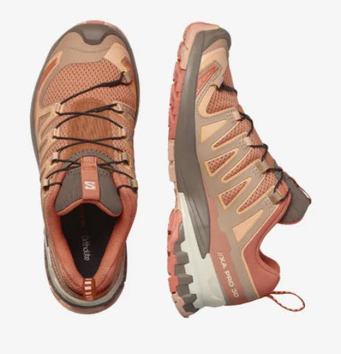 Salomon XA Pro 3D V9 Damen Trailrunning-Schuhe Wanderschuhe orange