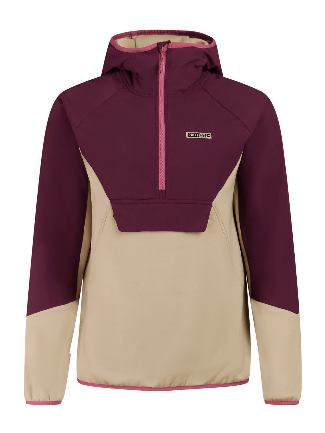 Protest PRTLuana Fleece Damen Ziphoodie Fleecehoodie lila