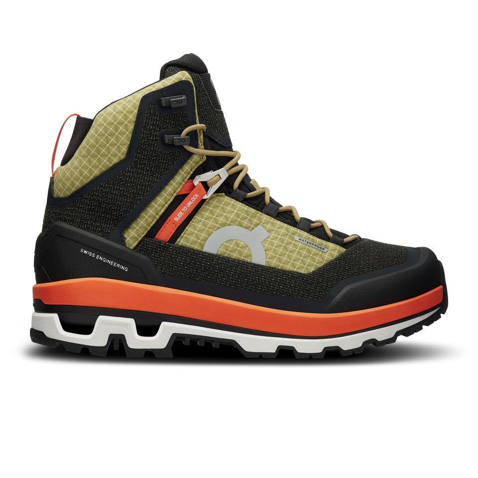 ON Cloudalpine Waterproof Damen Wanderschuhe Trekkingschuhe beige
