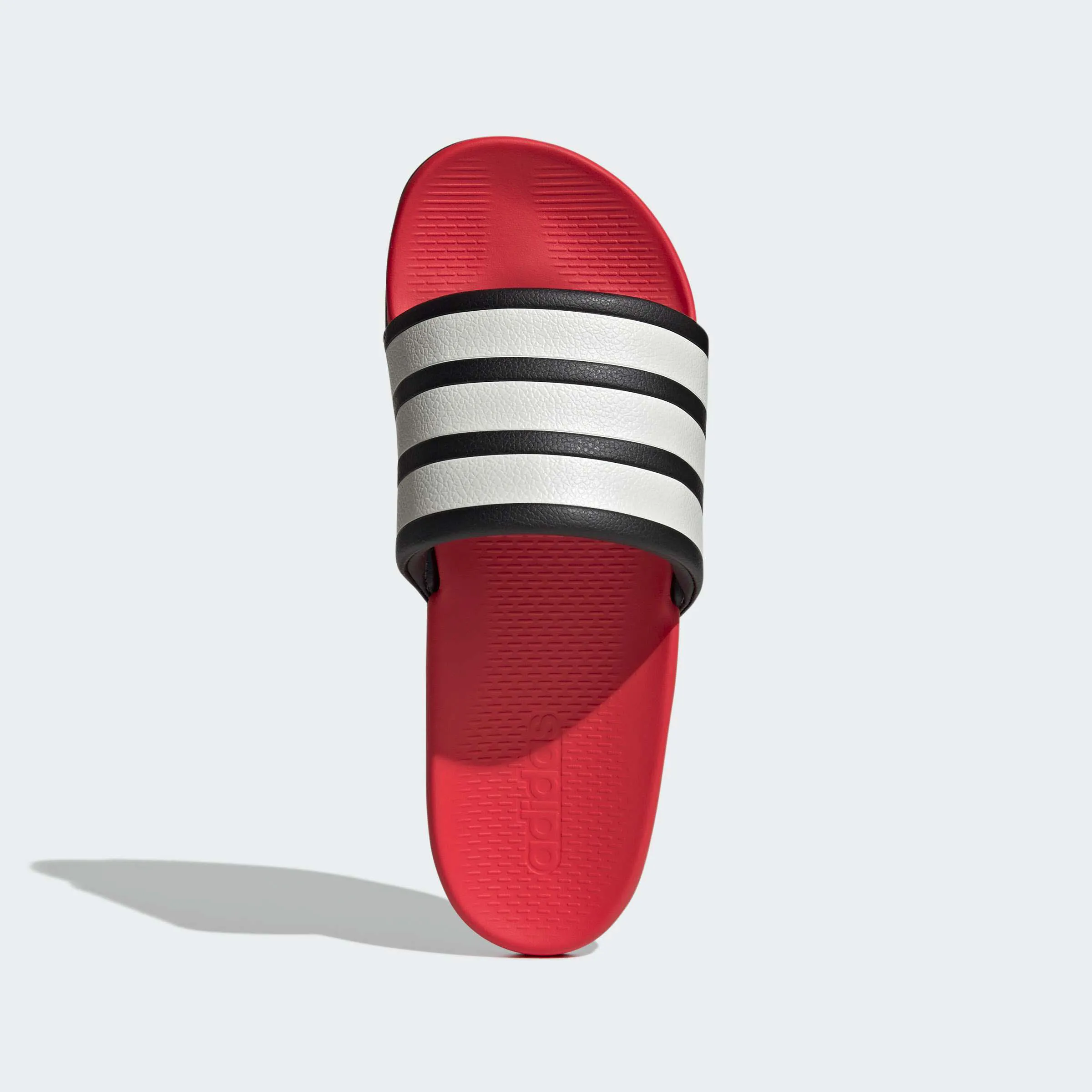 adidas ADILETTE COMFORT 2.0 Unisex Badelatschen schwar/rot/weiß
