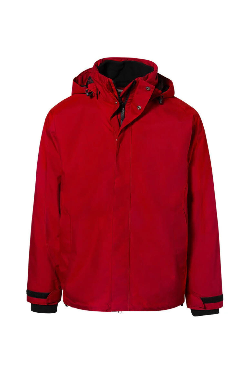 HAKRO 3-in-1 Activejacke Herren Kombijacke Outdoorjacke rot