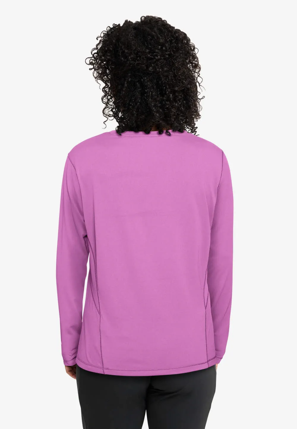 Jack Wolfskin PRELIGHT SUNCOOL LS Damen Sweatshirt mit UV-Schutz pink