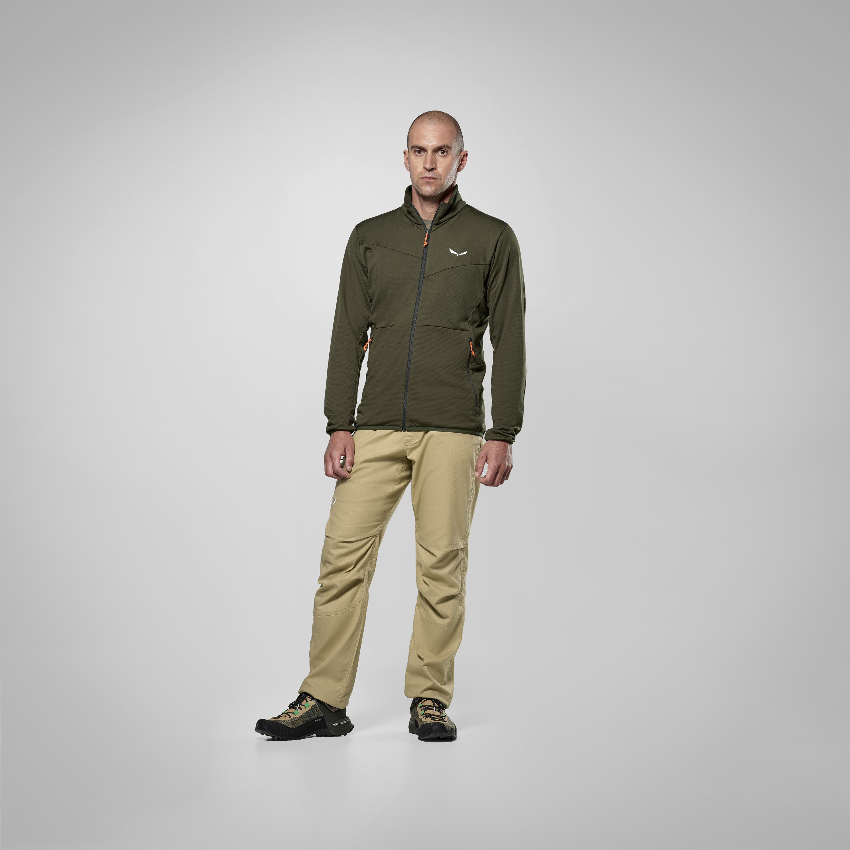 Salewa Puez Cammino Fleecejacke Herren grün