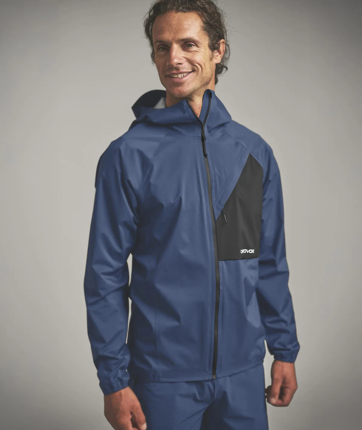 Ortovox TRACE 2.5L JACKET M Herren Hardshelljacke Wanderjacke blue nunatak