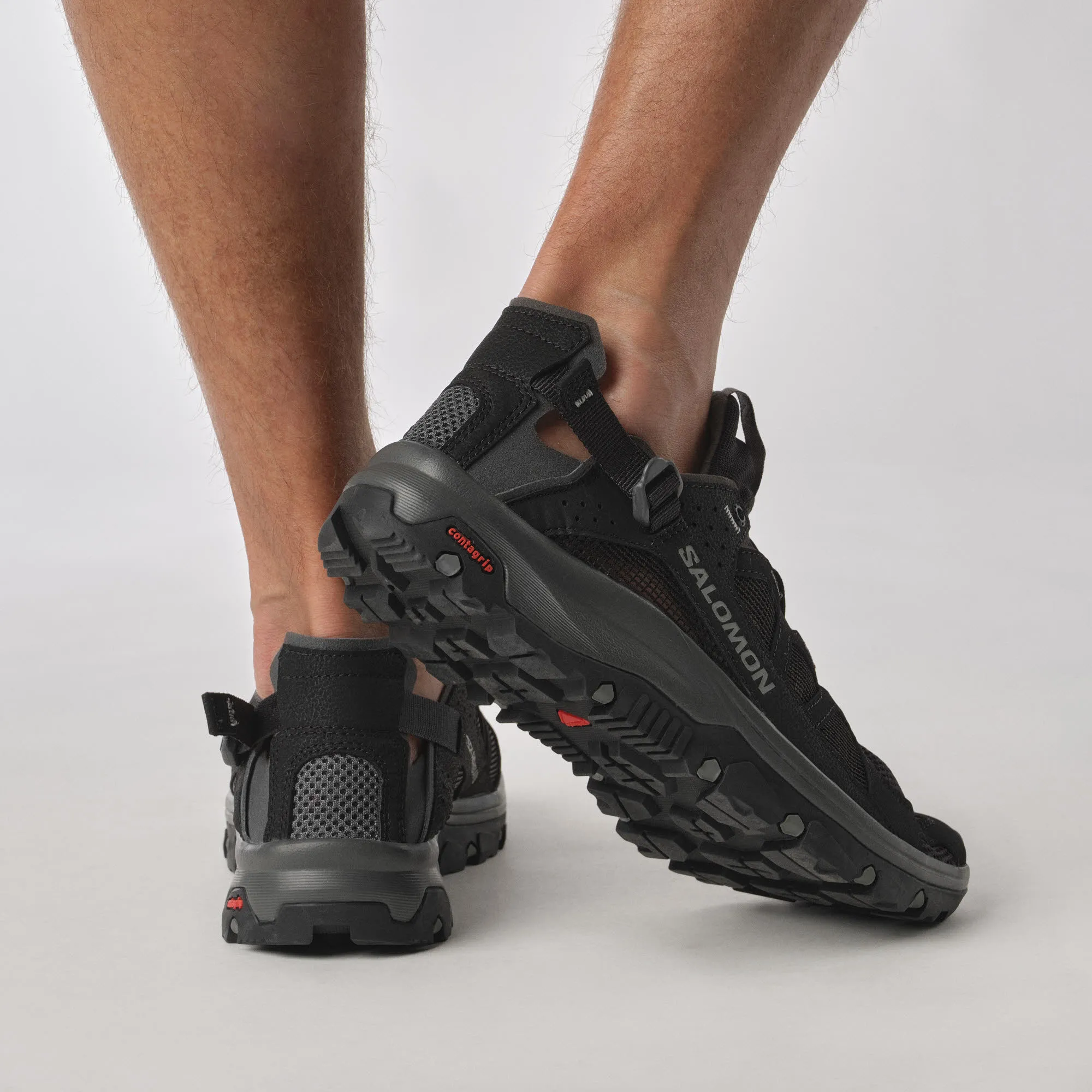 Salomon TECHAMPHIBIAN  5 Wanderschuh Amphibienschuh Herren schwarz NEU