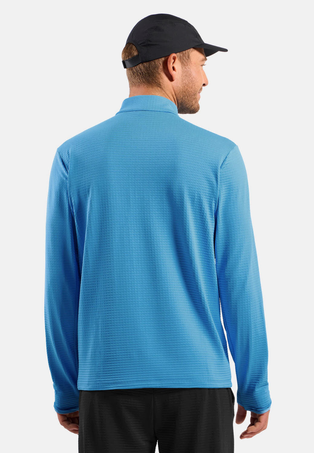 Odlo Essential Thermal Herren Skirolli Midlayer blau