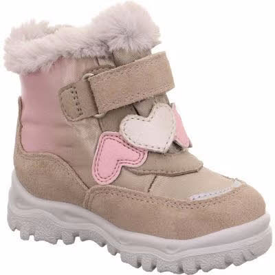 Superfit HUSKY+ Mädchen Kinder Winterschuhe gefüttert beige rosa
