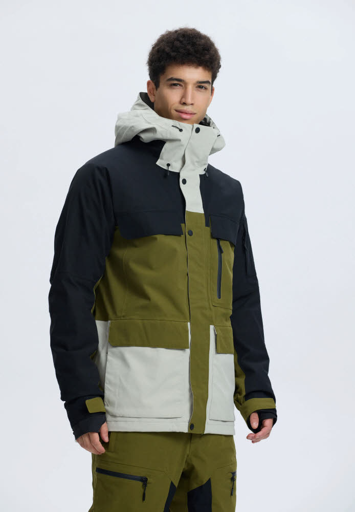 Icepeak Cale Skijacke Winterjacke Herren olivgrün